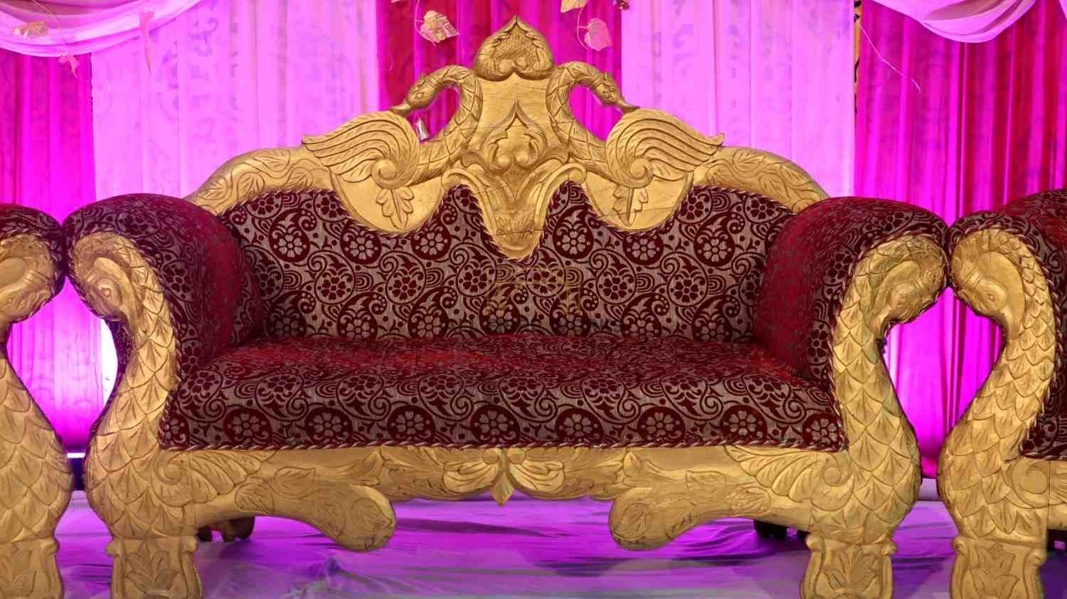 Royal Peacock Throne Sofa