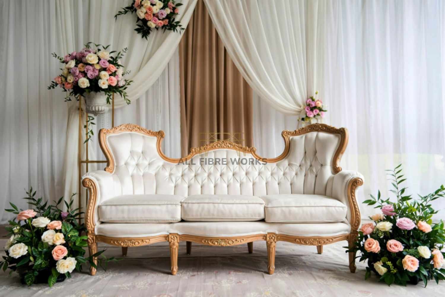 Classic Ivory Royal Sofa
