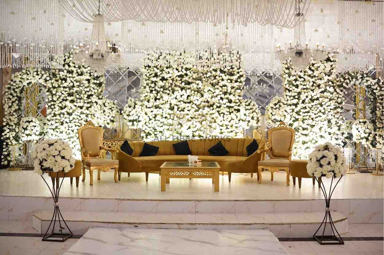 White Blossom Royal Lounge Stage