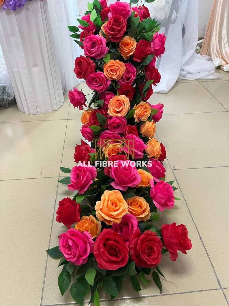 Vibrant Rose Cascade