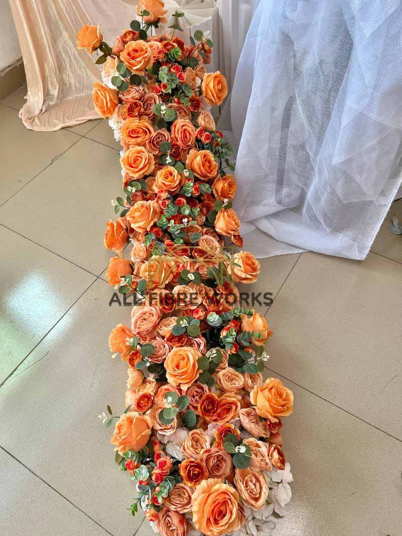 Sunset Amber Floral Cascade