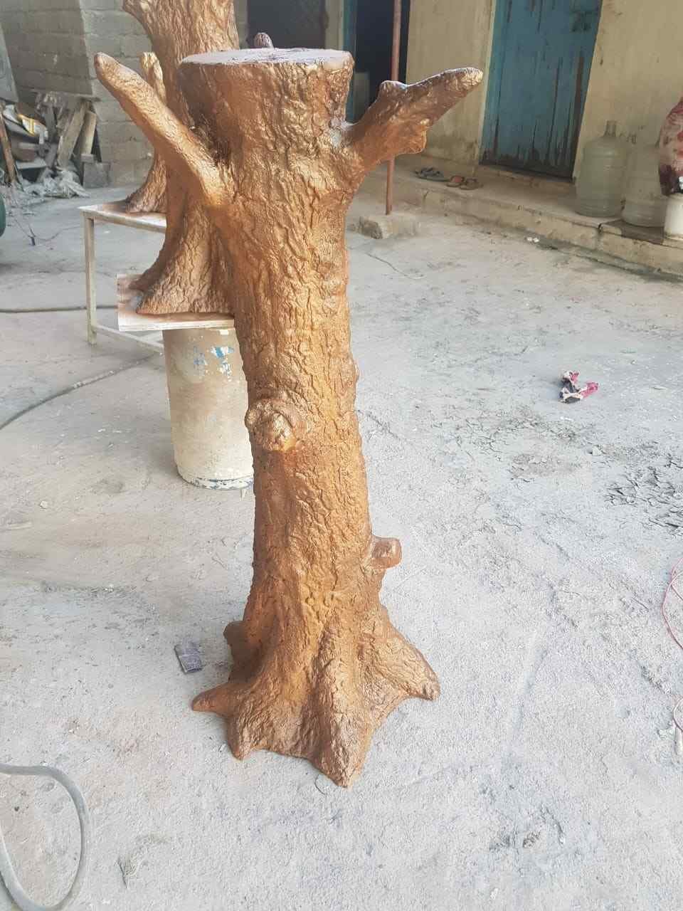 Rustic Tree Stump Display Stand
