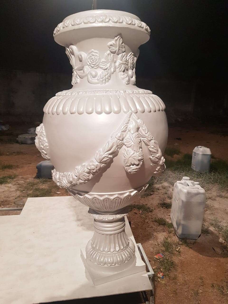 Victorian Floral Grand Urn