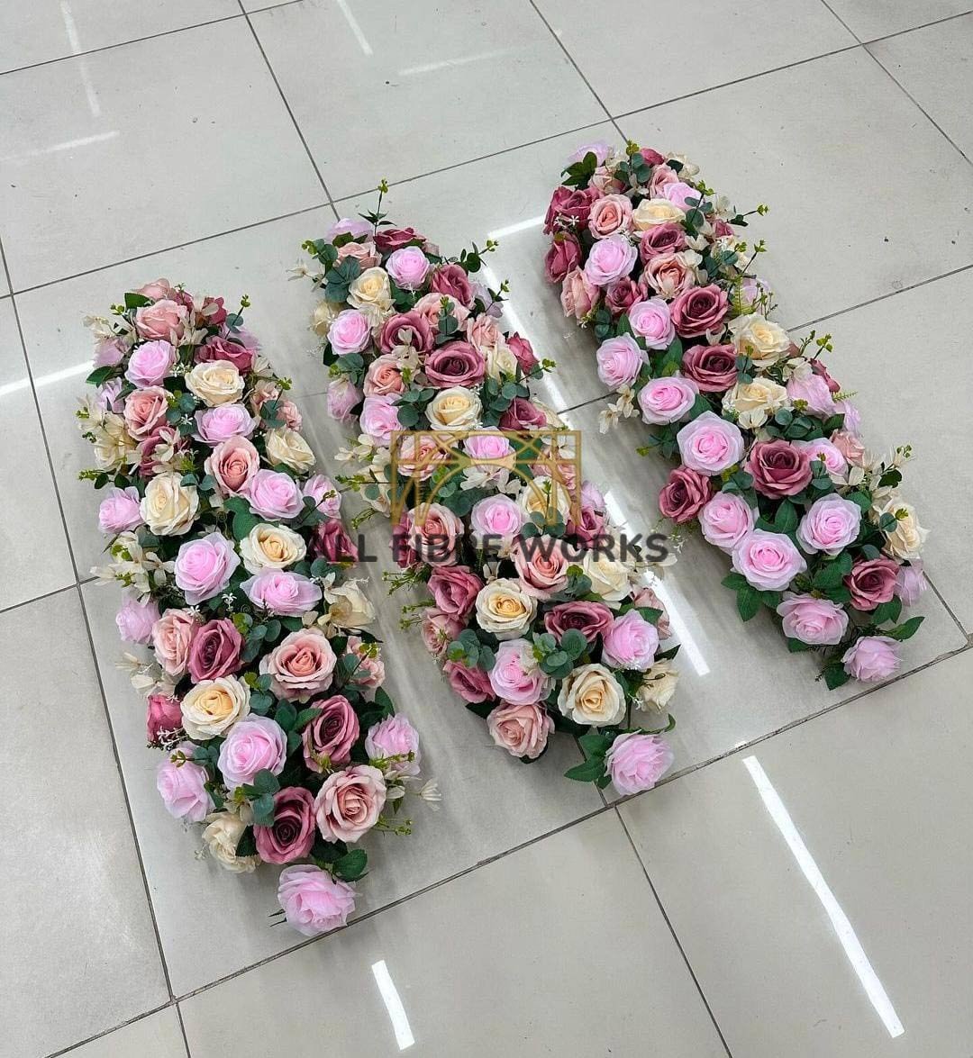 Blush Bloom Initials