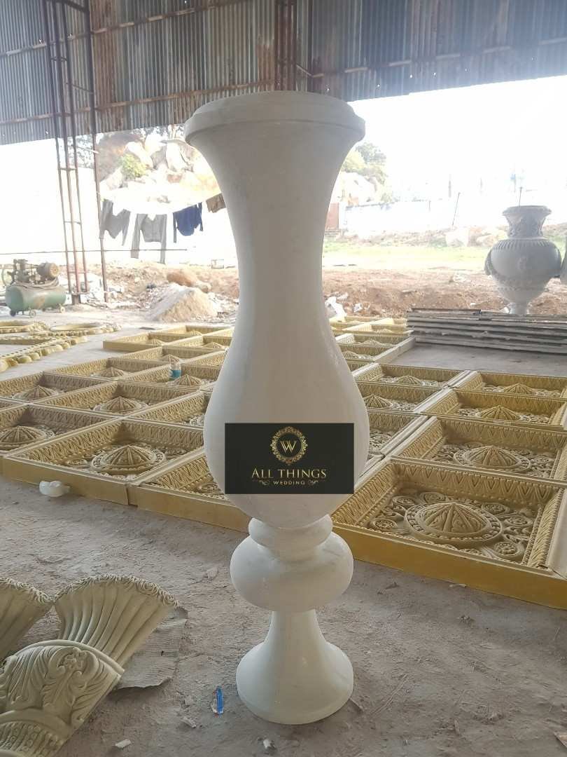 Ivory Sculpted Urn