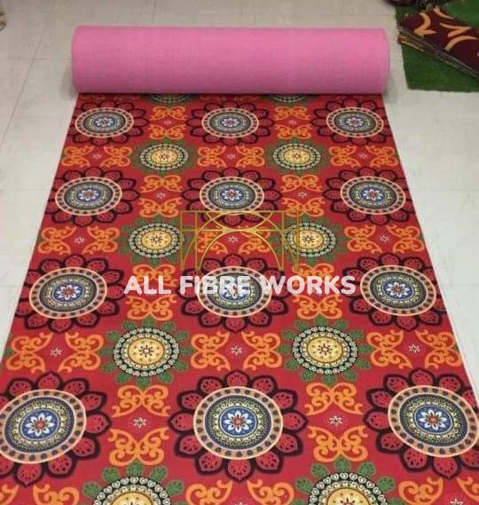 Colorful Medallion Pattern Carpet