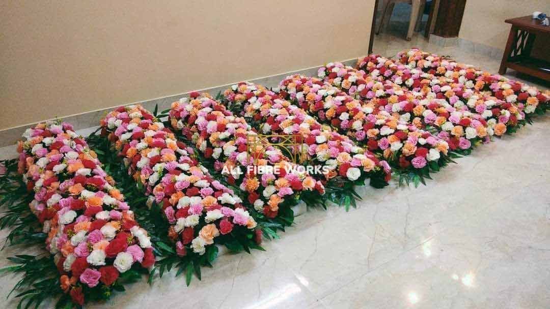 Festive Floral Bed Displays