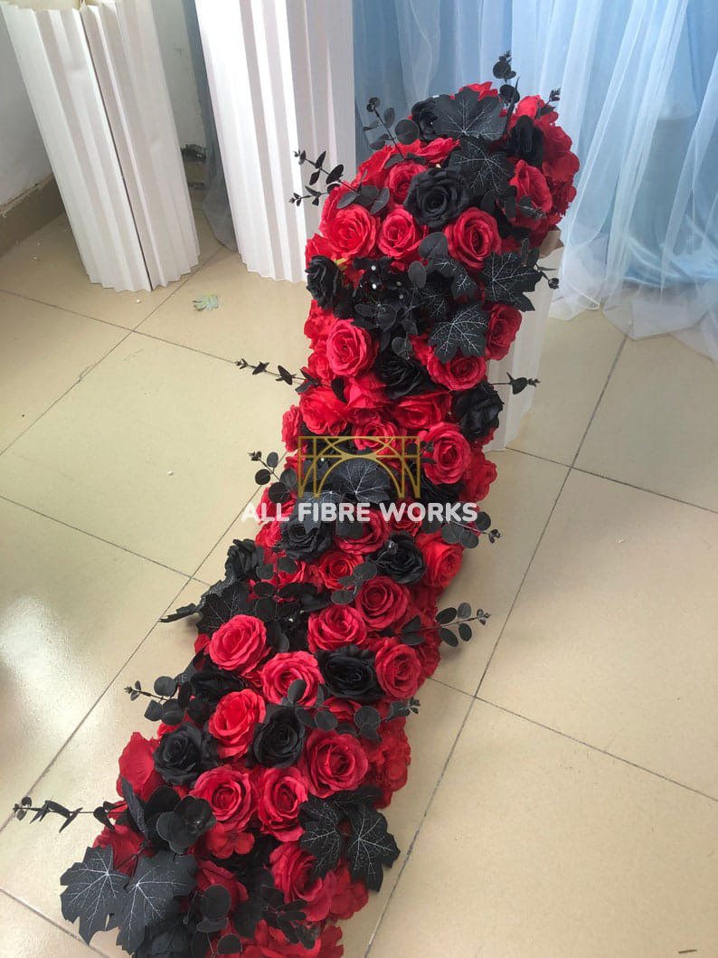 Crimson Elegance Cascade