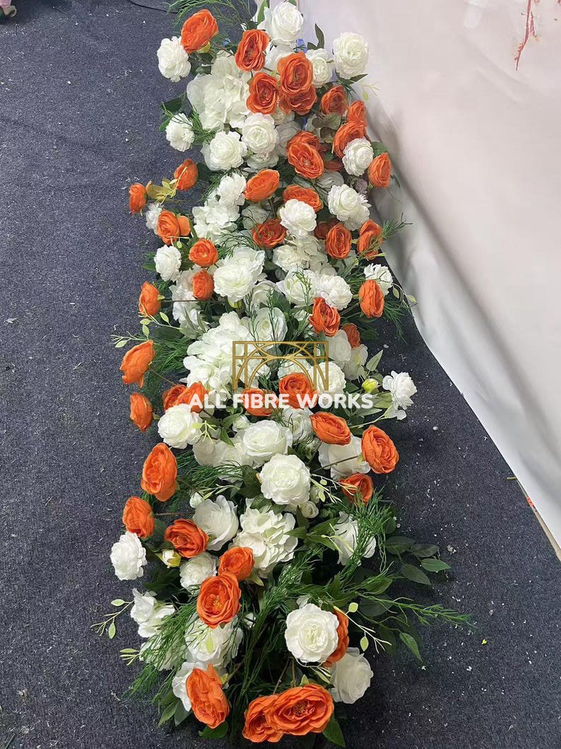 Orange and White Garden Arrangement