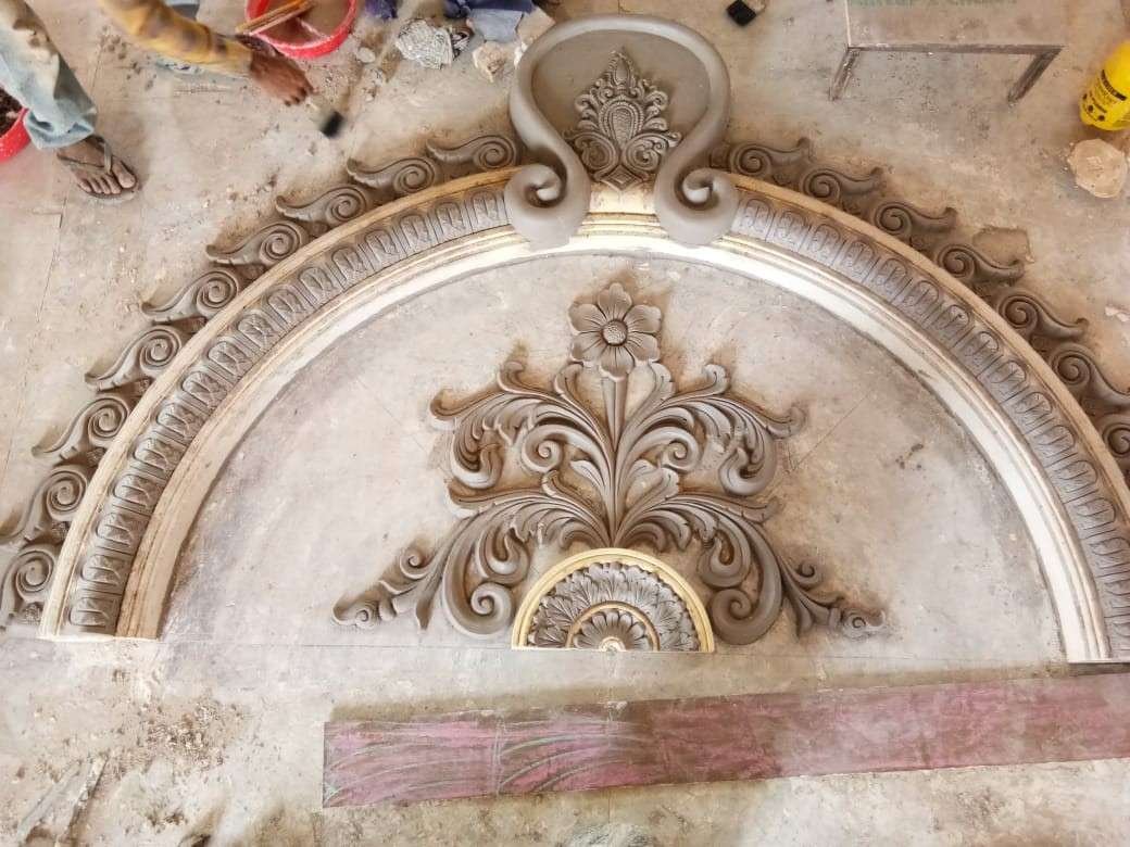 Royal Arch Floral Crest Panel