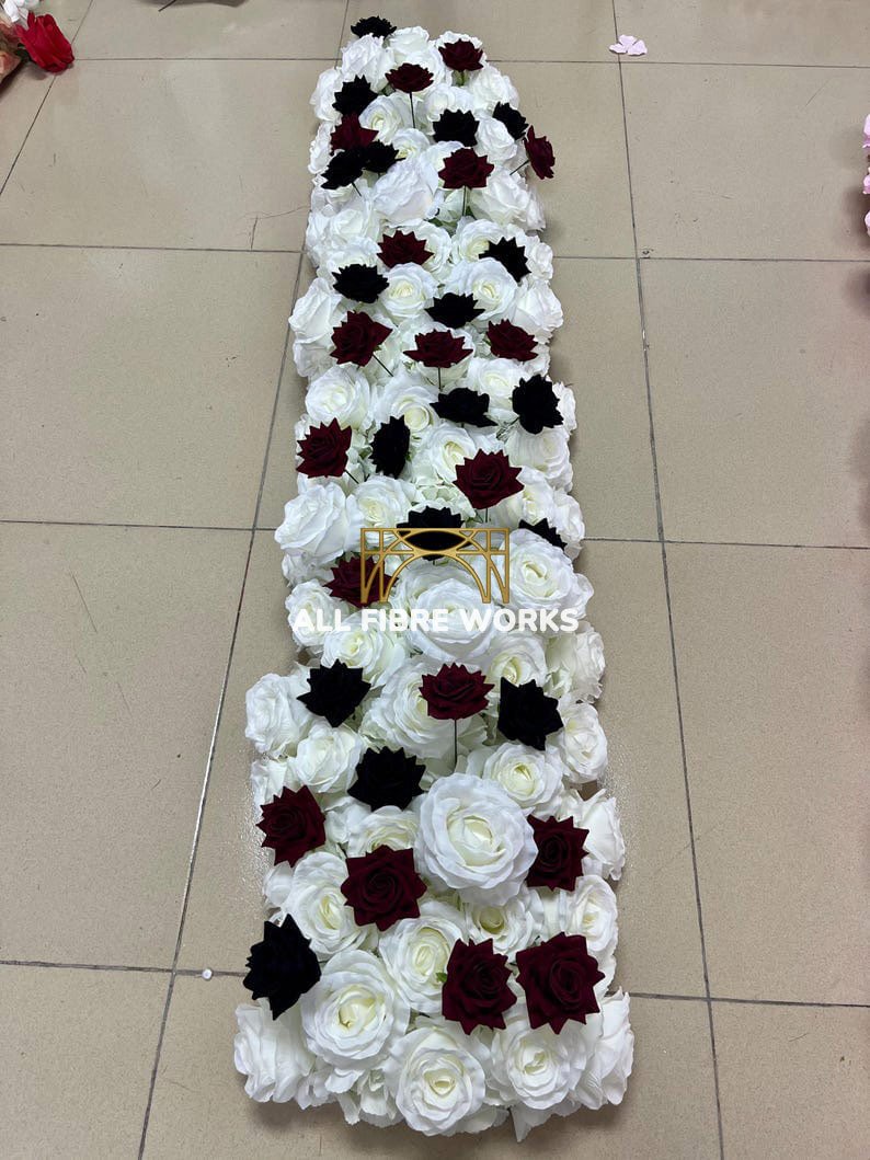 Ivory Charm Floral Runner