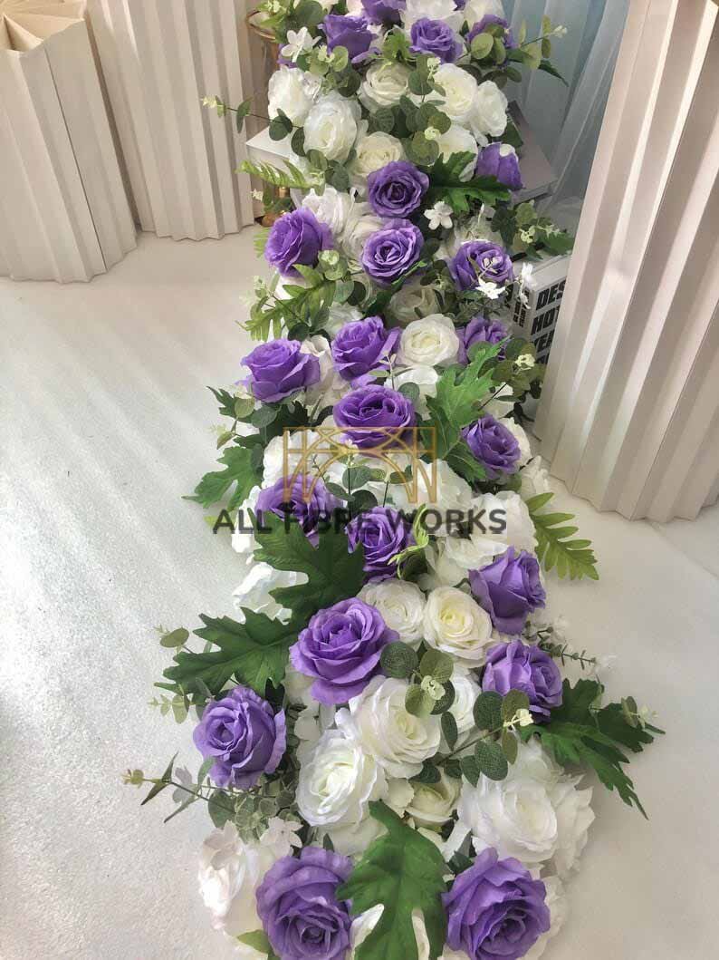 Lavender Whisper Rose Garland