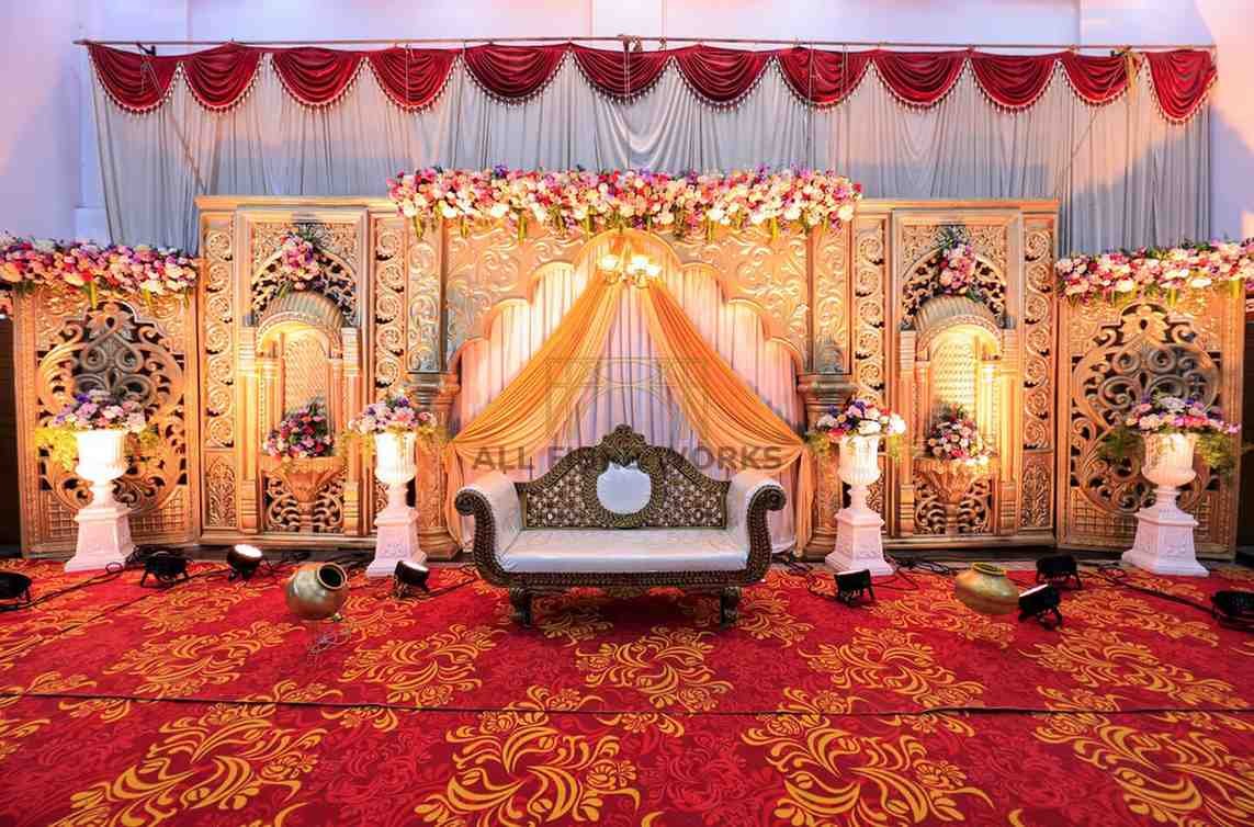 Golden Heritage Royal Wedding Stage